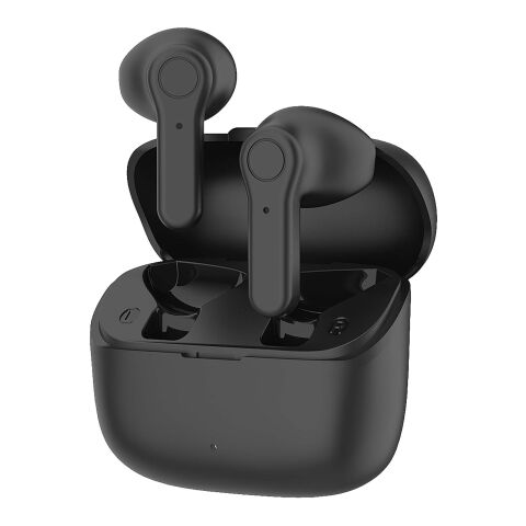 Werbeartikel Prixton TWS155 Bluetooth® Ohrhörer – schwarz – mit Logo bedruckt