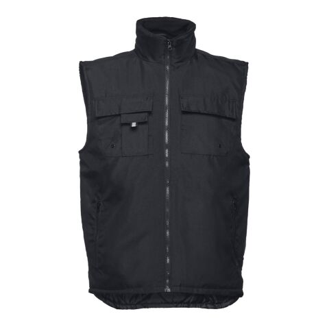 THC STOCKHOLM. Gesteppte Arbeitsweste mit Futter Schwarz | ohne Werbeanbringung | Nicht verfügbar | Nicht verfügbar | Nicht verfügbar