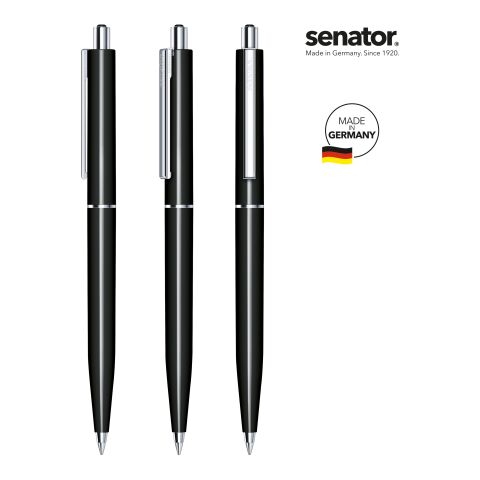 senator Point  Polished  Druckkugelschreiber schwarz | ohne Werbeanbringung | ohne Werbeanbringung | Nicht verfügbar