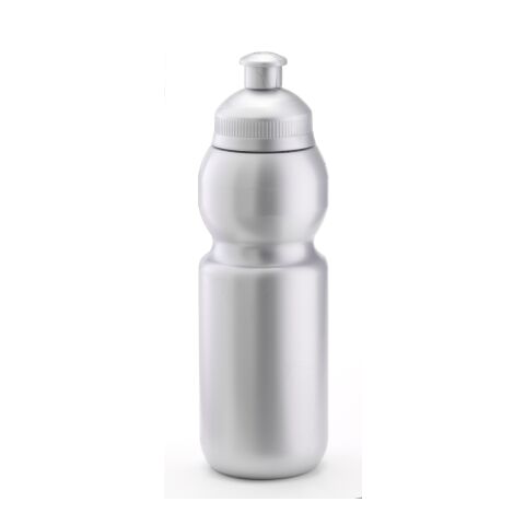 Werbeartikel Bulb Flasche B1 330 ml – hellgrau – mit Logo bedruckt