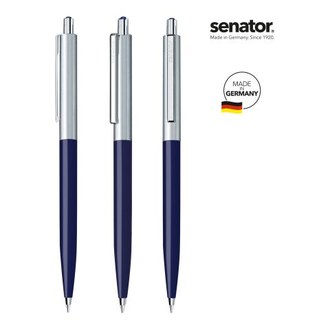 senator Point Metal Druckkugelschreiber Marineblau | ohne Werbeanbringung | ohne Werbeanbringung | Nicht verfügbar