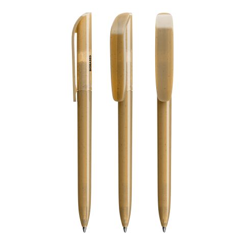 Nachhaltiger Werbeartikel BIC® Super Clip Origin – Origin Natural – mit Logo bedruckt