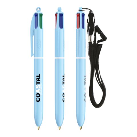 BIC® 4 Colours® Pastel + Lanyard