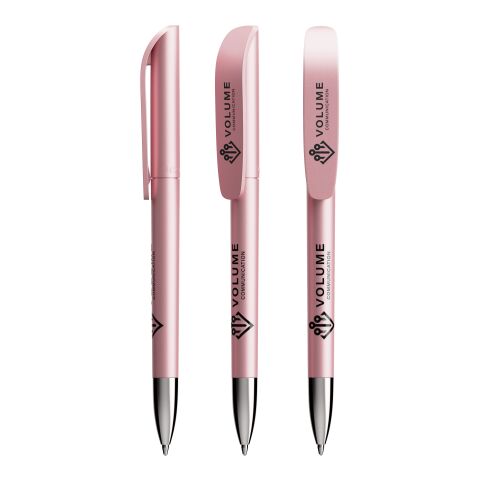 Werbeartikel BIC® Super Clip Glacé Advance – Pink – mit Logo bedruckt