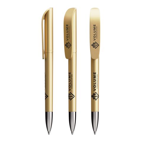 Werbeartikel BIC® Super Clip Glacé Advance – gold – mit Logo bedruckt