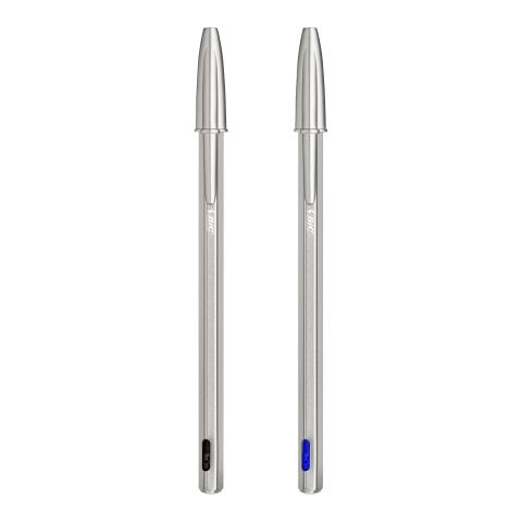 BIC® Cristal® Re New blaue Tinte | blaue Tinte | Lasergravur | Schaft-Clipverlängerung | 2.00 mm x 68.00 mm