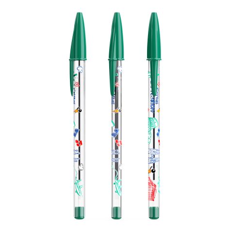 BIC® Cristal® Expression Apfelgrün | grüne Tinte | ohne Werbeanbringung | Nicht verfügbar | Nicht verfügbar