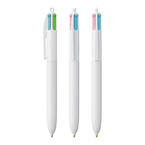 BIC® 4 Colours Fashion Kugelschreiber weiß | ohne Werbeanbringung | Nicht verfügbar | Nicht verfügbar