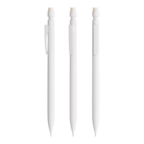 Werbeartikel BIC® Matic® Druckbleistifit – absolutes weiss – mit Logo bedruckt