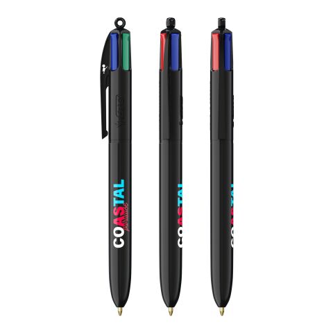 Werbeartikel BIC® 4 Colours® ECO – schwarz – mit Logo bedruckt