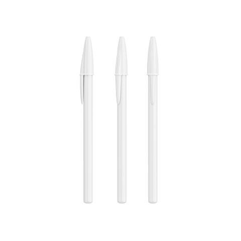 Werbeartikel BIC® Style Kugelschreiber – weiss – mit Logo bedruckt