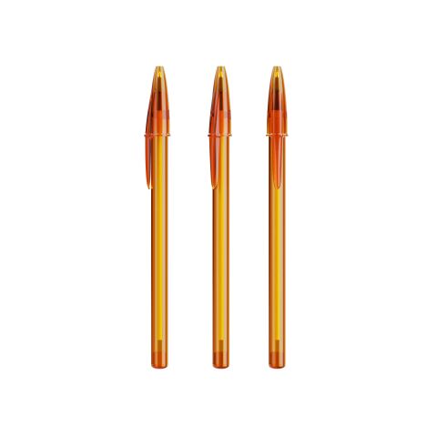 Werbeartikel BIC® Style Kugelschreiber – Orange – mit Logo bedruckt