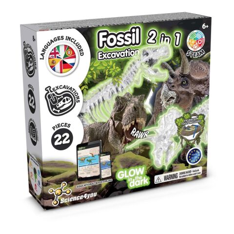 2 in 1 Fossil Excavation Kit I. Lernspiel für Kinder Weiss | ohne Werbeanbringung | Nicht verfügbar | Nicht verfügbar | Nicht verfügbar
