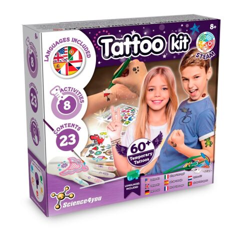 Tattoo Factory Kit I. Lernspiel für Kinder Weiss | ohne Werbeanbringung | Nicht verfügbar | Nicht verfügbar | Nicht verfügbar