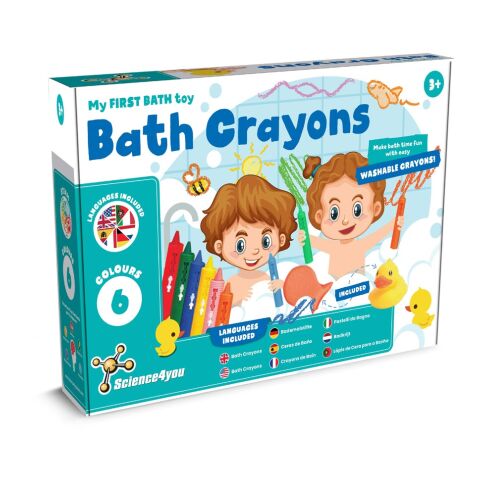 BATH CRAYONS. Lernspielzeug für Kinder Weiss | ohne Werbeanbringung | Nicht verfügbar | Nicht verfügbar | Nicht verfügbar