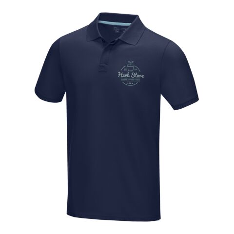 Graphite Herren GOTS Poloshirt Standard | marineblau | XL | ohne Werbeanbringung | Nicht verfügbar | Nicht verfügbar | Nicht verfügbar