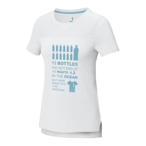 Borax Cool Fit T-Shirt aus recyceltem  GRS Material für Damen Standard | weiß | XL | ohne Werbeanbringung | Nicht verfügbar | Nicht verfügbar | Nicht verfügbar