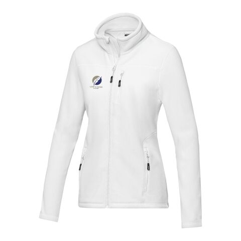 Amber GRS recycelte Fleecejacke für Damen Standard | weiss | XS | ohne Werbeanbringung | Nicht verfügbar | Nicht verfügbar | Nicht verfügbar