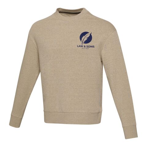 Jet Unisex Aware™ Pullover mit Rundhalsausschnitt aus recyceltem Material Standard | Oatmeal | 3XL | ohne Werbeanbringung | Nicht verfügbar | Nicht verfügbar | Nicht verfügbar