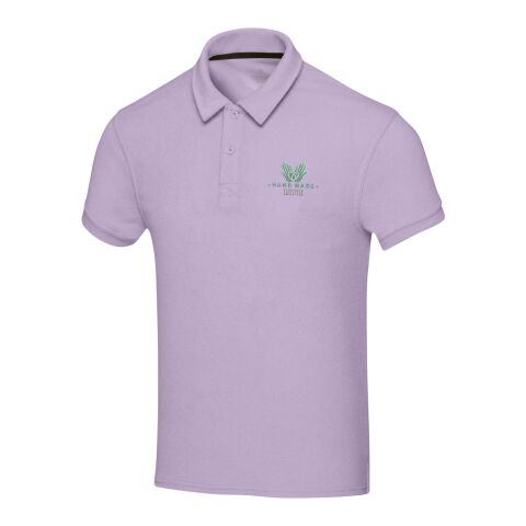 Akoya Poloshirt aus recyceltem Frottee Unisex fliederfarben | 3XL | ohne Werbeanbringung | Nicht verfügbar | Nicht verfügbar