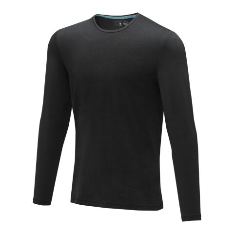 Ponoka – GOTS-Langarmshirt für Herren Standard | schwarz | 2XL | ohne Werbeanbringung | Nicht verfügbar | Nicht verfügbar | Nicht verfügbar