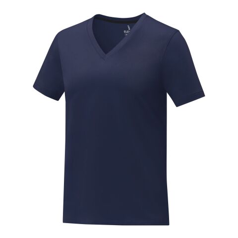 Somoto T-Shirt mit V-Ausschnitt für Damen Standard | marineblau | XS | ohne Werbeanbringung | Nicht verfügbar | Nicht verfügbar | Nicht verfügbar