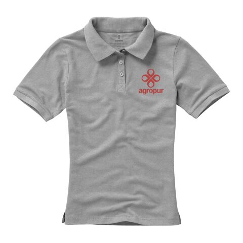 Calgary Damen Poloshirt Standard | grau meliert | S | ohne Werbeanbringung | Nicht verfügbar | Nicht verfügbar | Nicht verfügbar