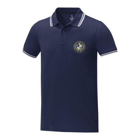 Amarago Polo mit abgesetztem Rand für Herren Standard | navy | L | ohne Werbeanbringung | Nicht verfügbar | Nicht verfügbar | Nicht verfügbar