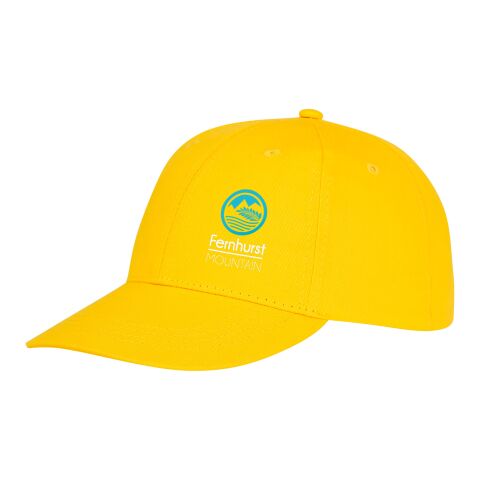 Ares Cap mit 6 Segmenten Priority | gelb | Digital DTF Transfer | Vorderseite rechts | 55 mm x 55 mm | 100