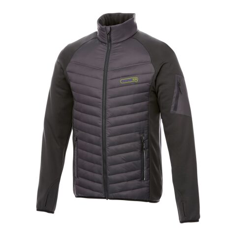 48h Express-Druck Werbeartikel Banff Hybrid Thermo Jacke – storm grey – M – mit Logo bedruckt