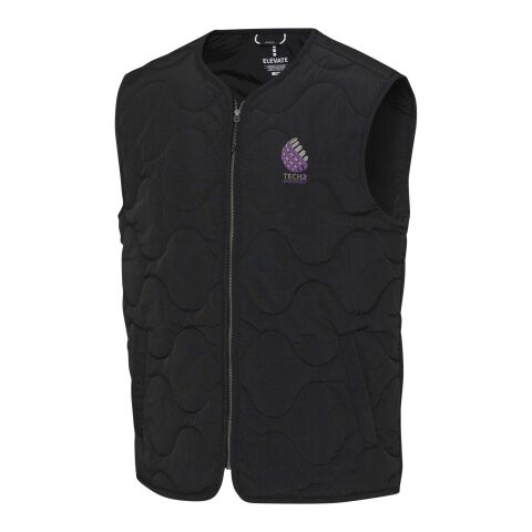 Quarz GRS-recycelte Thermoweste Unisex schwarz | XS | ohne Werbeanbringung | Nicht verfügbar | Nicht verfügbar