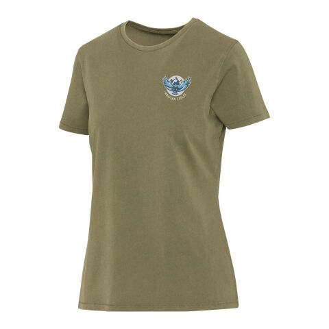 Nanaimo Kurzärmeliges T-Shirt für Damen im Washed Look, 160 g/m2 Standard | Forest Green2 | XS | ohne Werbeanbringung | Nicht verfügbar | Nicht verfügbar | Nicht verfügbar