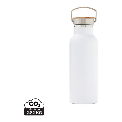 Werbeartikel VINGA Miles Thermosflasche 500 ml – weiss – mit Logo bedruckt