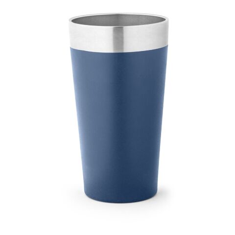 Werbeartikel GRACE. Thermobecher aus Edelstahl 540 ml – Dunkelblau – mit Logo bedruckt
