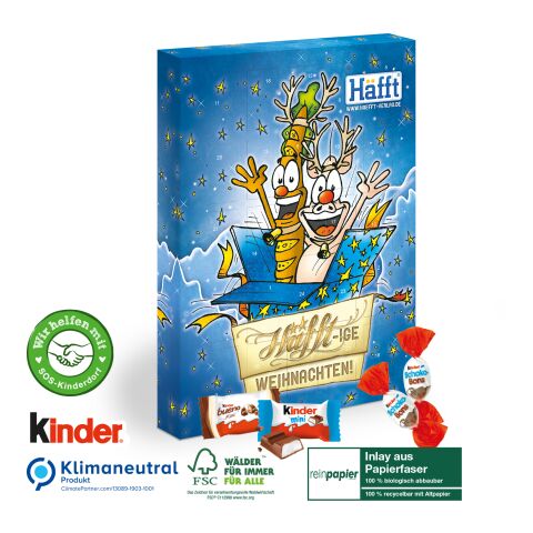 Adventskalender kinder® „Happy Moments“, Inlay aus Papierfaser 4C Digital-/Offsetdruck