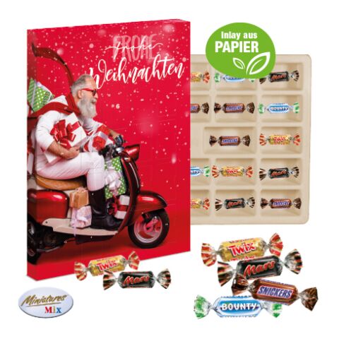 Adventskalender Mars® Miniatures® Mix bunt | 4C Digital-/Offsetdruck