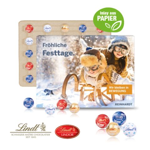 Wand-Adventskalender Lindt &quot;Gourmet Edition&quot; bunt | 4C Digital-/Offsetdruck
