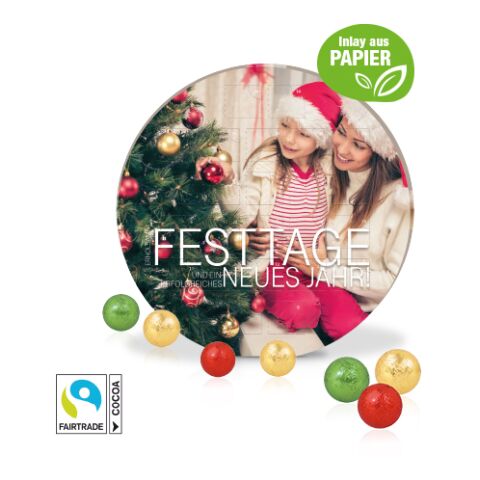 Adventskalender &quot;Centro&quot; Mit Fairtrade® Schokolade bunt | 4C Digital-/Offsetdruck