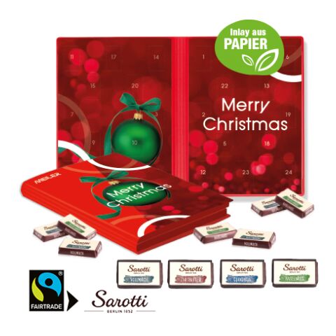 Adventskalender Weihnachtsbuch Mit Sarotti Fairtrade® bunt | 4C Digital-/Offsetdruck
