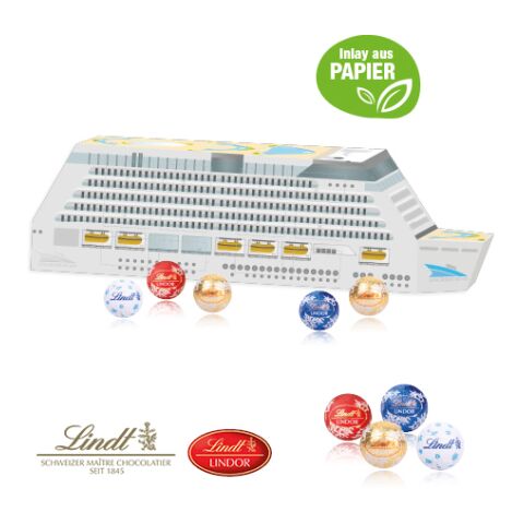 3D Adventskalender &quot;Schiff&quot; bunt | 4C Digital-/Offsetdruck