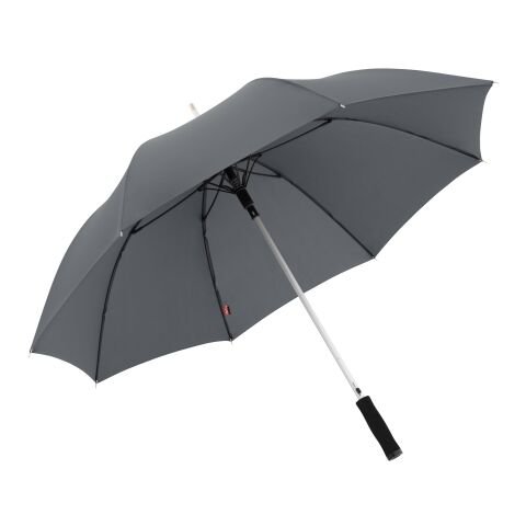 Werbeartikel doppler Alu Golf AC – grau – mit Logo bedruckt