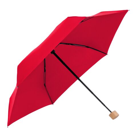 Werbeartikel doppler Nature Mini cork – rot – mit Logo bedruckt