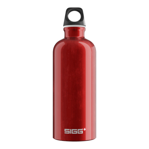 SIGG Traveller 0.6 L rot-schwarz | ohne Werbeanbringung