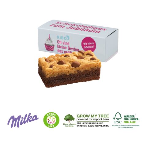 Milka Mini Kuchen In Werbebox bunt | 4C Digital-/Offsetdruck | 1 Milka Choco Brookie