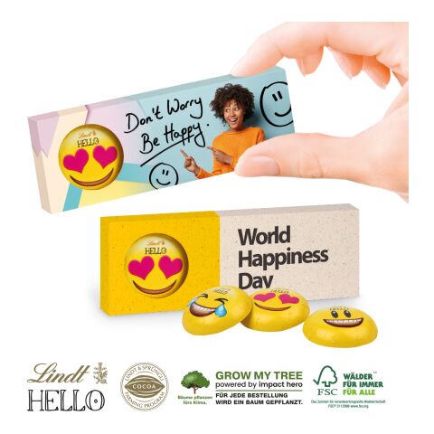 Hello Mini Emoti, 3 Er bunt | 4C Digital-/Offsetdruck