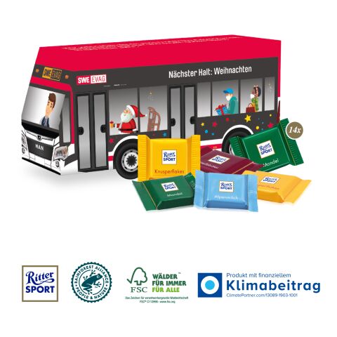 3D Präsent Bus - Weihnachten