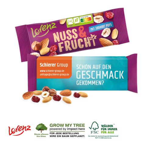 Lorenz Nuss &amp; Frucht Im Werbeschuber