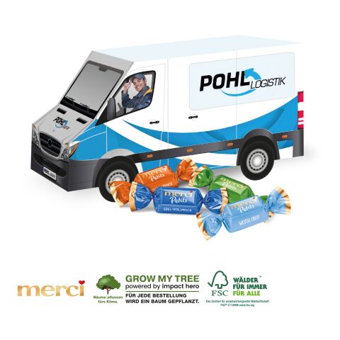 3D Präsent „Transporter” bunt | ohne Werbeanbringung | Merci Petit