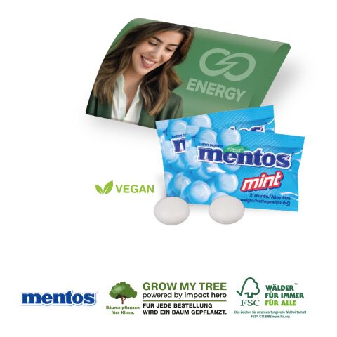 Werbebriefchen „Fresh” bunt | ohne Werbeanbringung | 1 Mentos mint