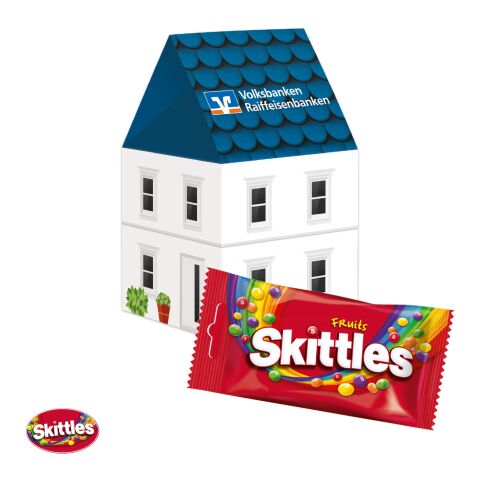 Werbeartikel 3D Präsent "Haus" – bunt – mit Logo bedruckt